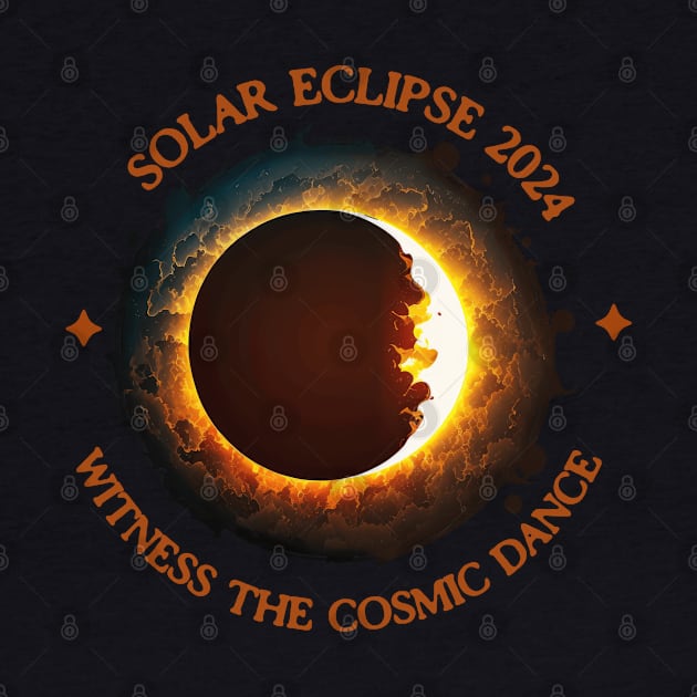 Solar Eclipse Witness the Cosmic Dance by Oaktree Studios